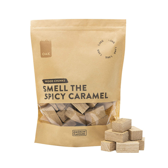 Smokin’ Flavours Rookchunks 1,5 KG eik