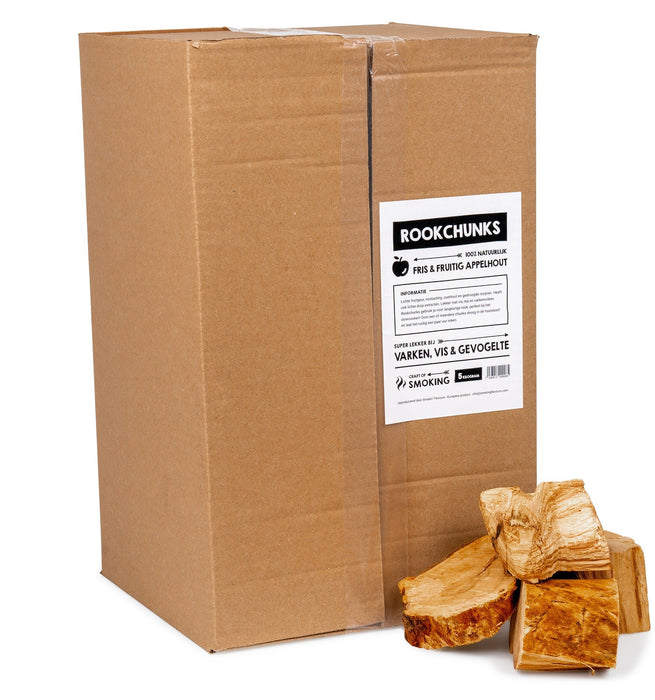 Smokin’ Flavours Rookchunks 5 KG appel