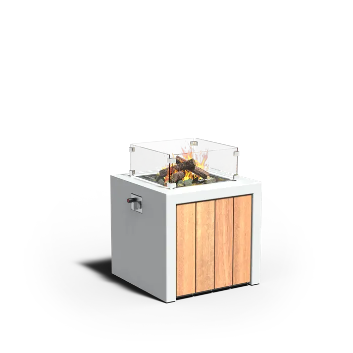 BRANN Vuurtafel Met Houtdecoratie - Klein