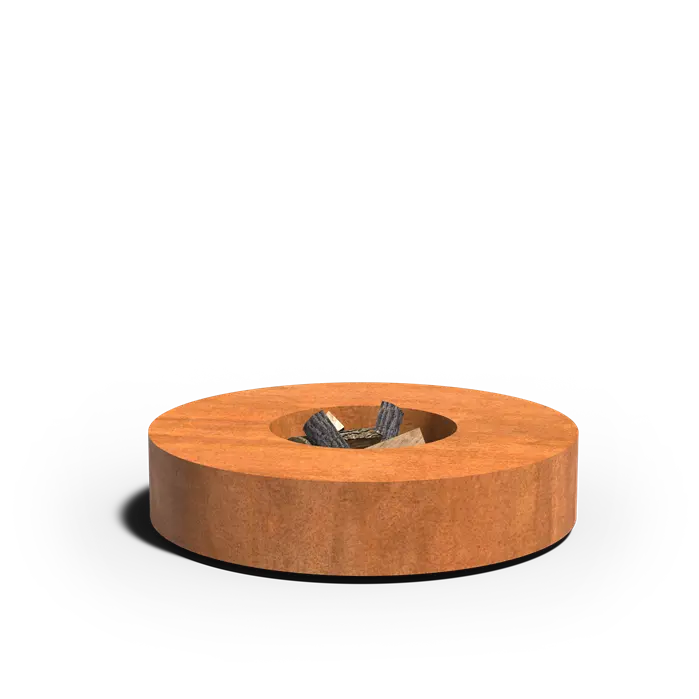 Vuurtafel Cortenstaal Rond Zonder Grill