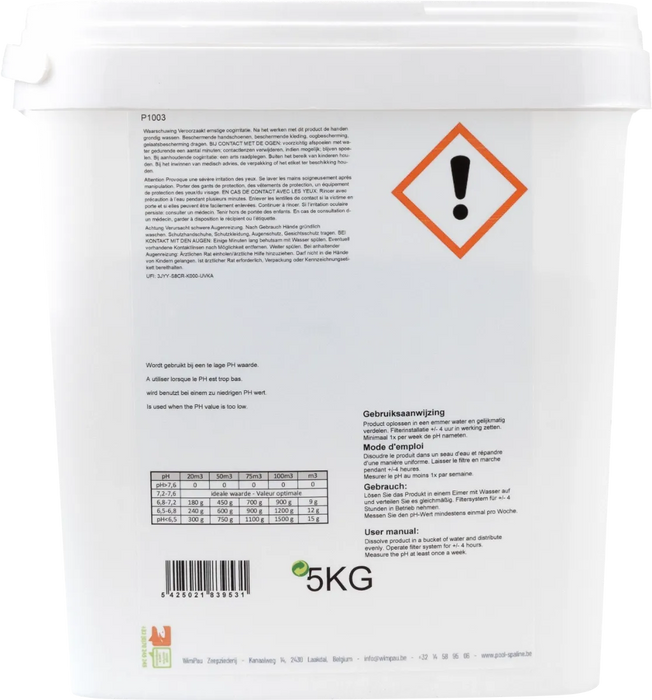 W'eau pH plus poeder - 5 kg