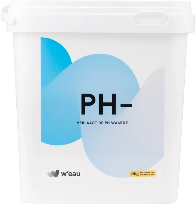 W'eau pH minus poeder - 5 kg
