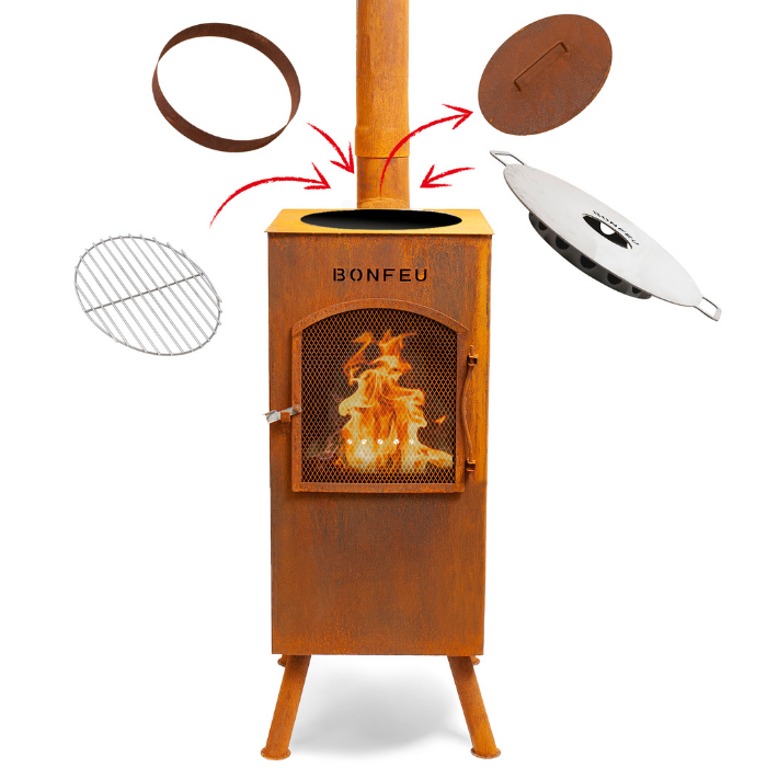 BonFeu BonCarré QLP Roest Tuinhaard