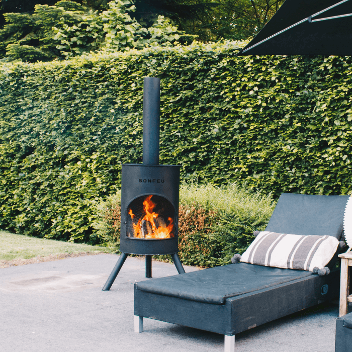 BonFeu BonTon 60 Zwart Tuinhaard