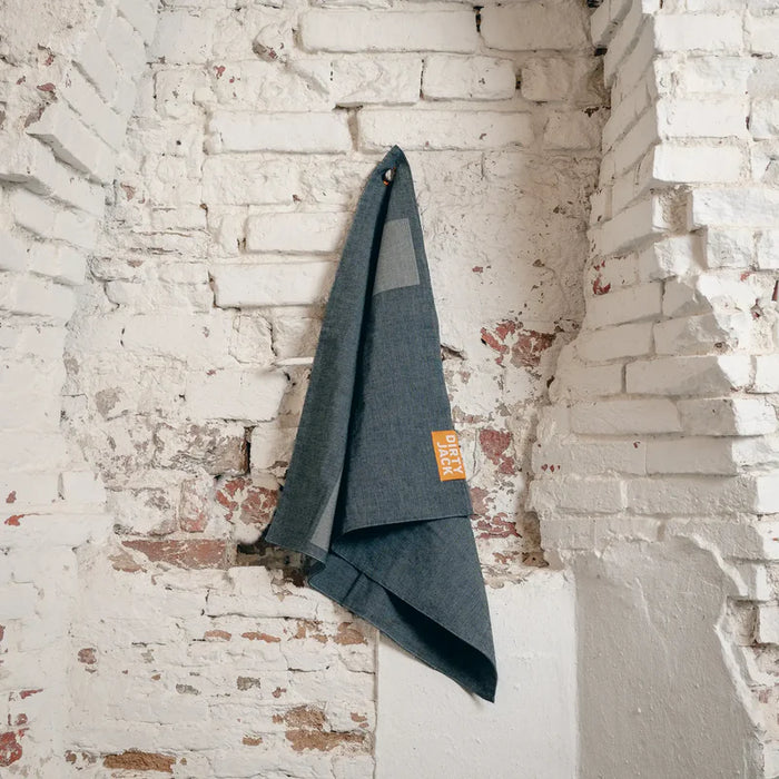 DIRTY JACK doek Charcoal - oranje label