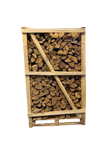 Brandhout beuk ovengedroogd hele pallet (blokken ca. 30 cm) - afgehaald