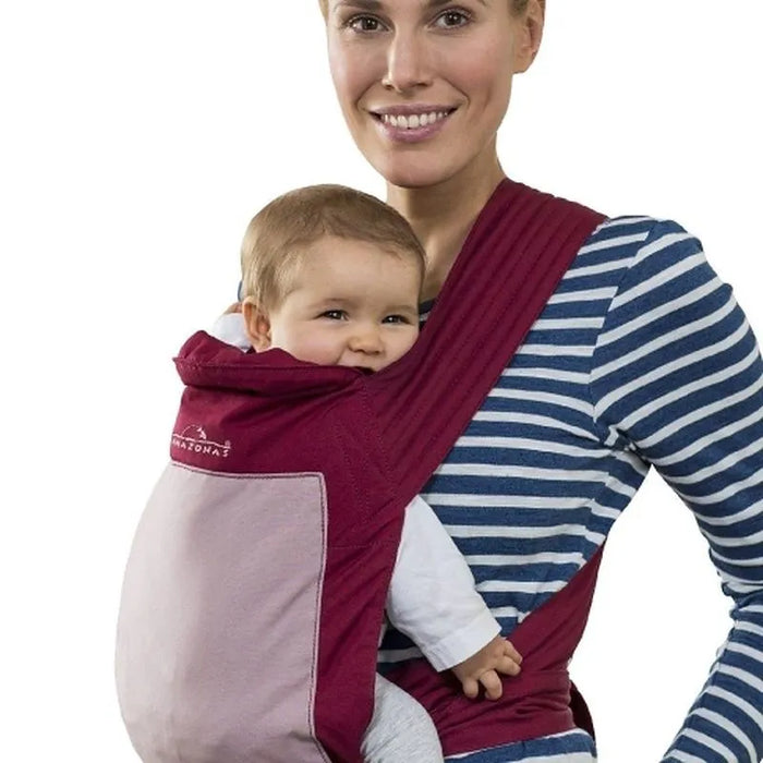 Retourdeal: AMAZONAS Mei Tai - Ergonomische draagzak voor baby en peuter - bordeaux