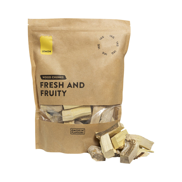 Smokin’ Flavours Rookchunks 1 kg Citroen