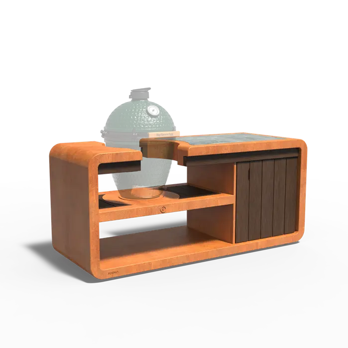 KAMADO Station Cortenstaal - Groot