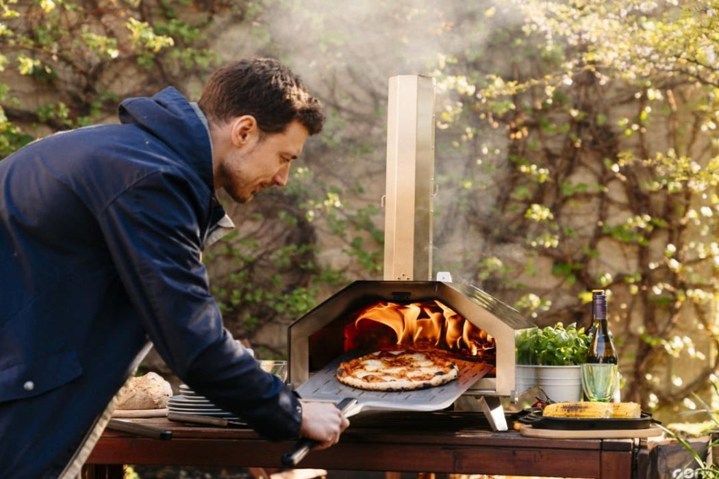 Pizzaschep, aluminium met geanodiseerde coating - 35 cm