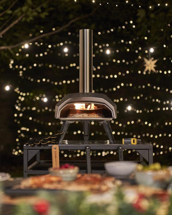 duplicaat: Pizzaoven Karu 12, hout of houtskool gestookt