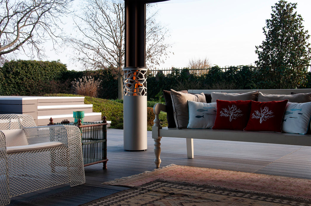 Pellet terrasverwarmer Core - titanium