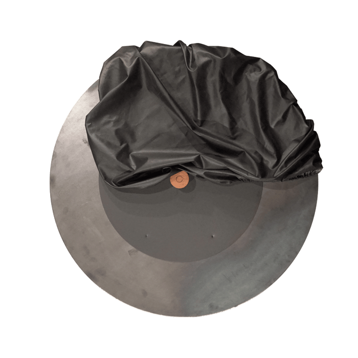 Doofdeksel Zwart en Afdekhoes Zwart Set - 85 (Ø 85 cm)